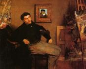 埃德加德加 - Portrait of James Tissot